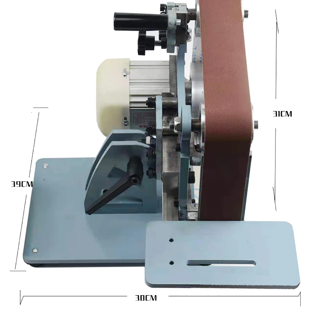 Belt Grinder Machine 1100W Multifunctional Vertical & Horizontal Belt Sander Polisher Sharpener Polishing Machine 915x50mm