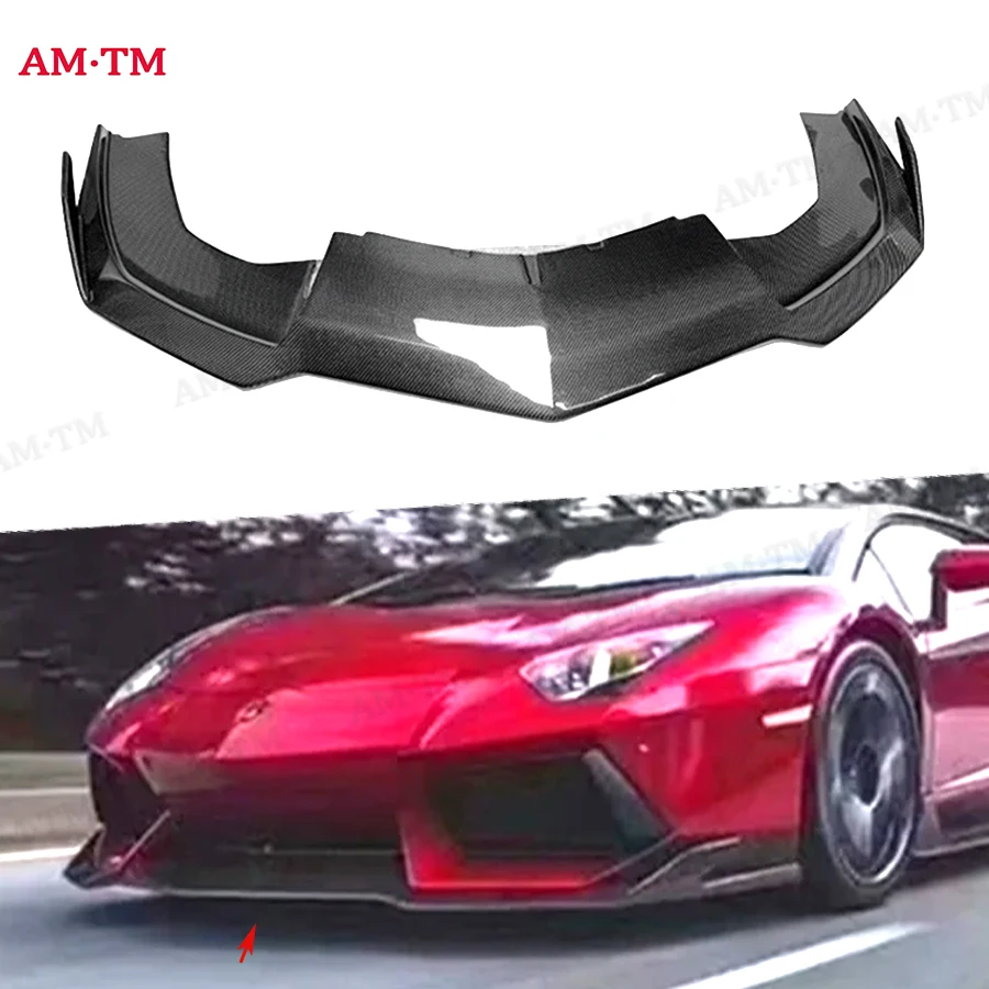 

Углеродное волокно для Lamborghini LP700 RZ стиль передняя губа автомобиля передний бампер подбородок спойлер комплект кузова