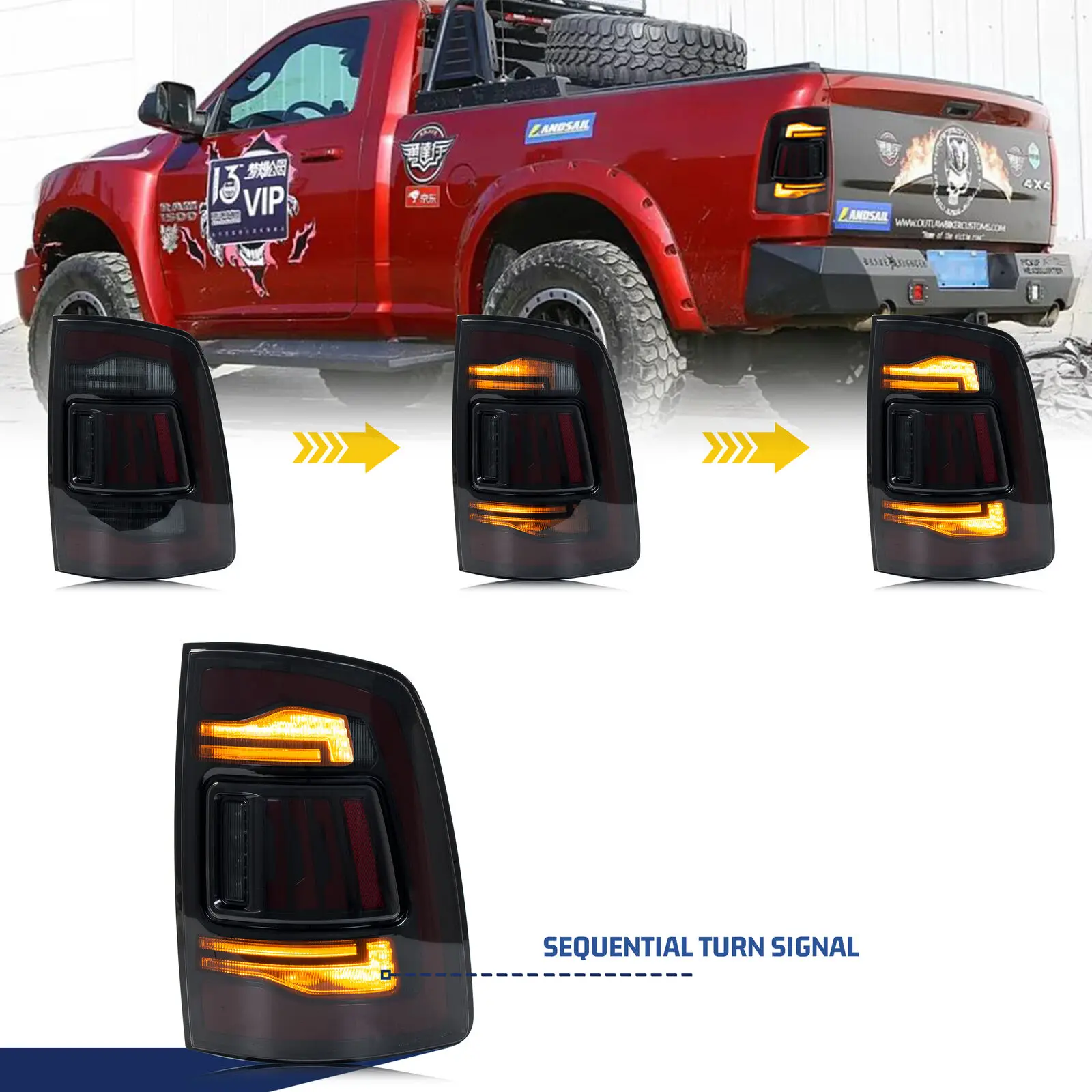 LED Sequential Tail Lights 4