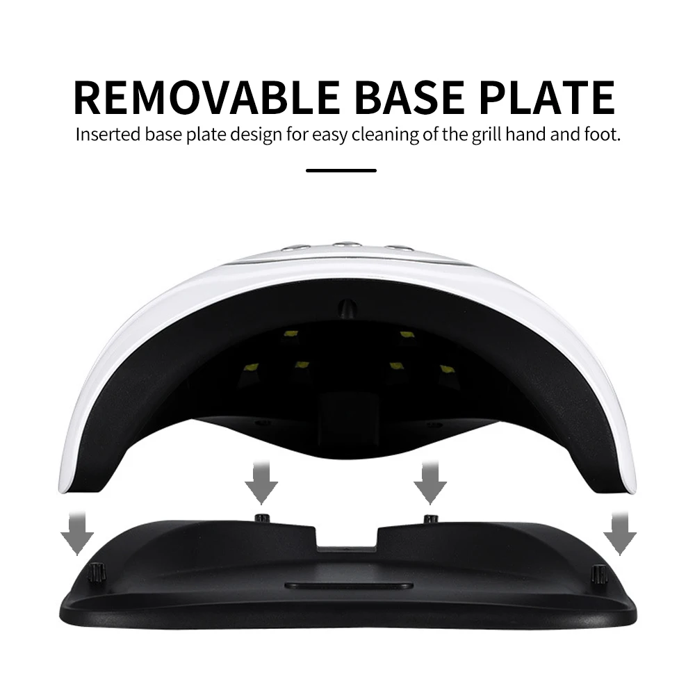 เครื่องอบเล็บยูวีแอลอีดีแบบมืออาชีพ สำหรับอบเล็บเจล ใช้ในบ้าน อุปกรณ์ทำเล็บมือ