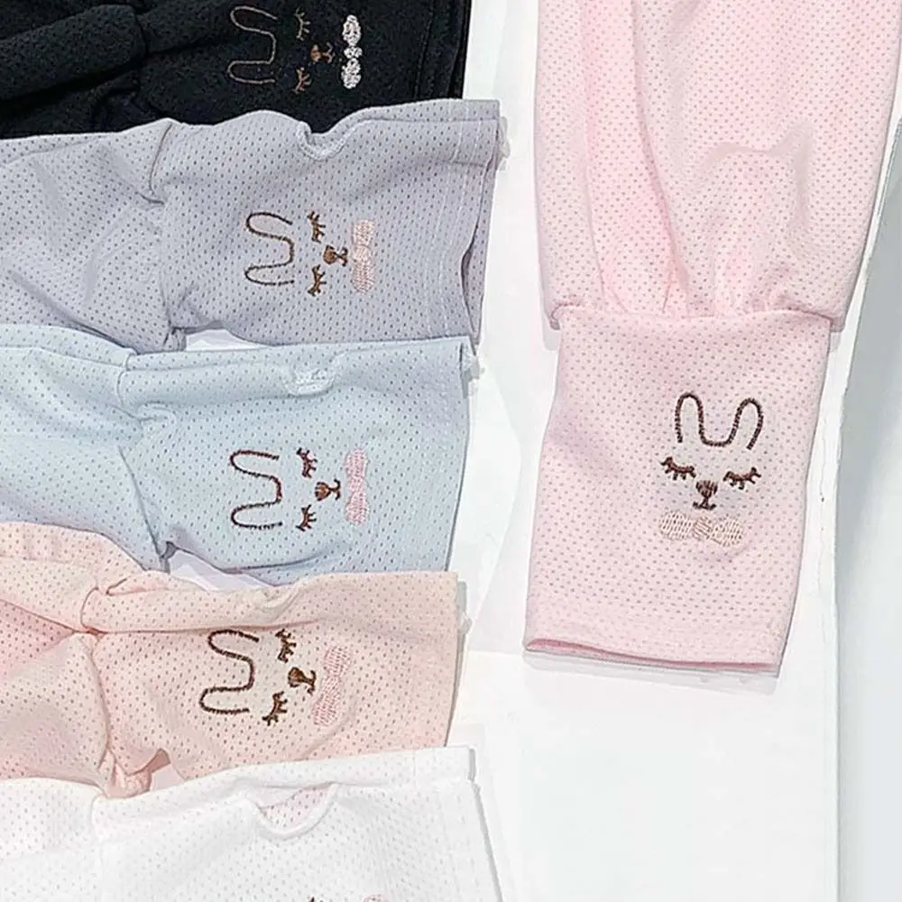 Running Fishing Cool Cute Rabbit Elbow Cover Arm Covers Sun Protection Arm Sleeves