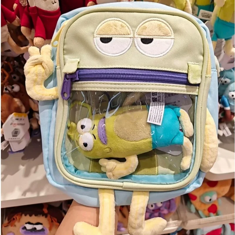 Potdemiel Spongebob Squarepants Bikini Bottom Residents Series Passer‑by Fish Itabag Crossbody Bag Cute Funny Shoulder Bag