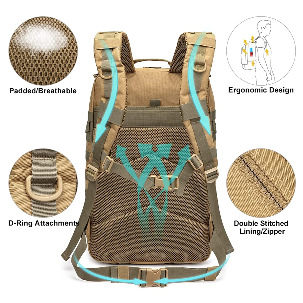 Plecak Taktyczny 45L Męski Ple – Urban Backpack Tactical recenzja i cena