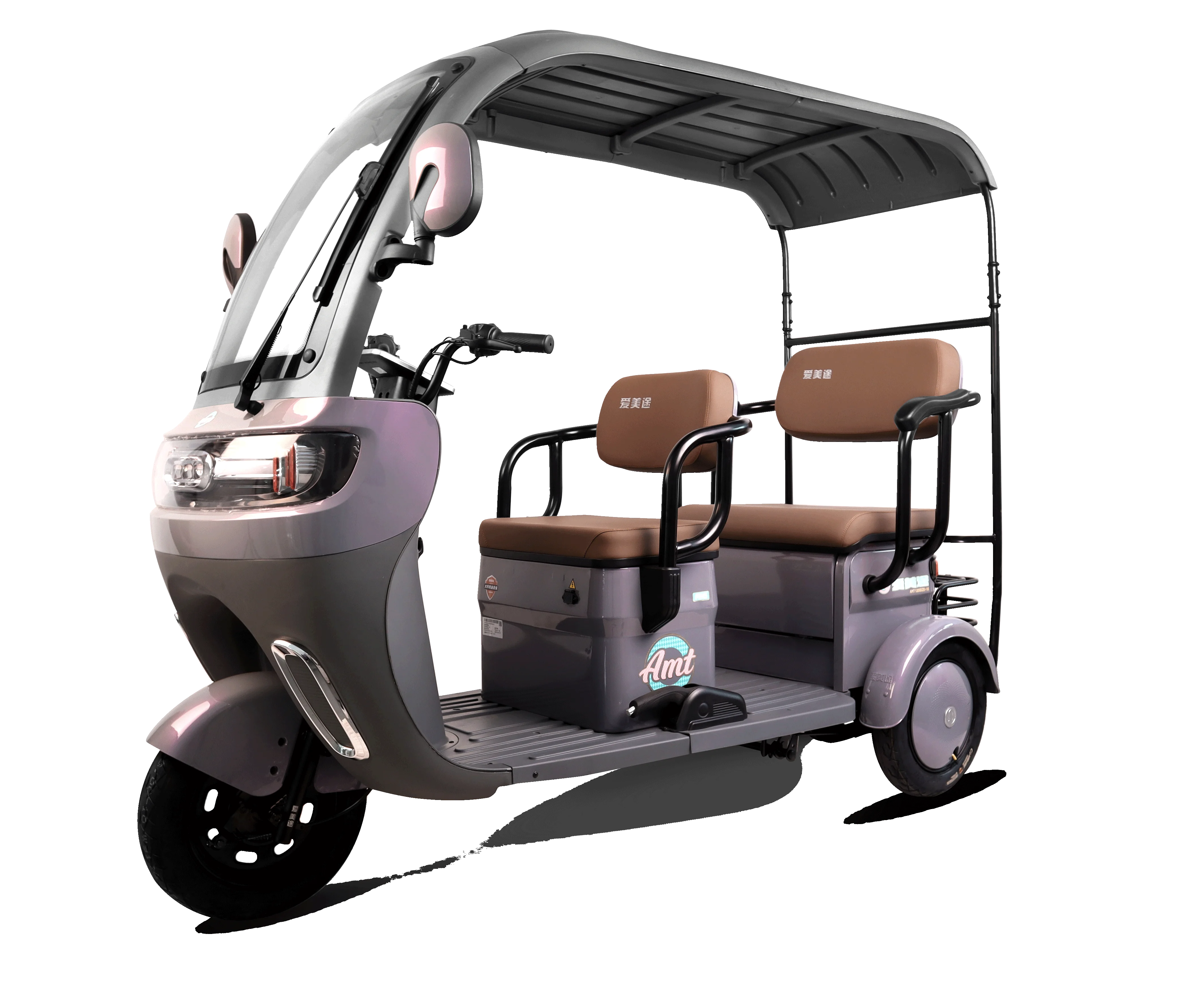 New Style Open Body Trike Electric Tricycle 3-Wheel Scooter for Adults Men Covered Electric Bike