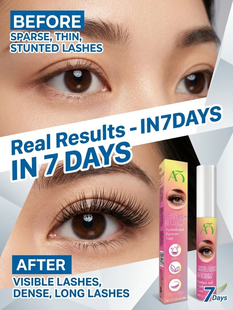 Daily Eyelash Nourishing Serum 14g, Lightweight Lash Care Essence, Soften & Condition Thin Lashes, Enhance Fullness, Improve Sparse Appearance of Natural Eyelashes