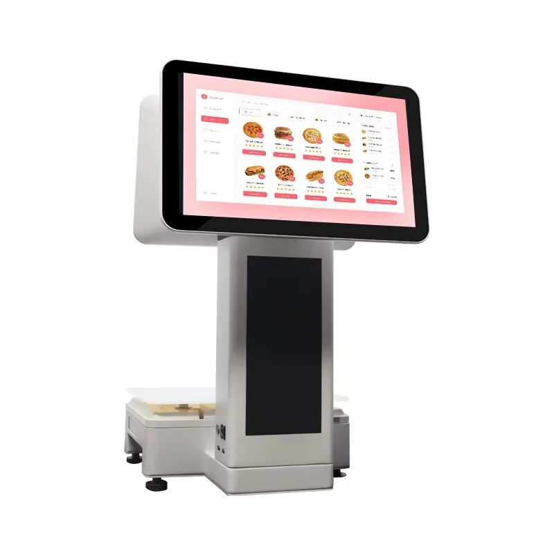 15/30KG High-Precision Touch Screen AI Weighing POS All-in-One Cash Register Machine with Barcode Label Scale