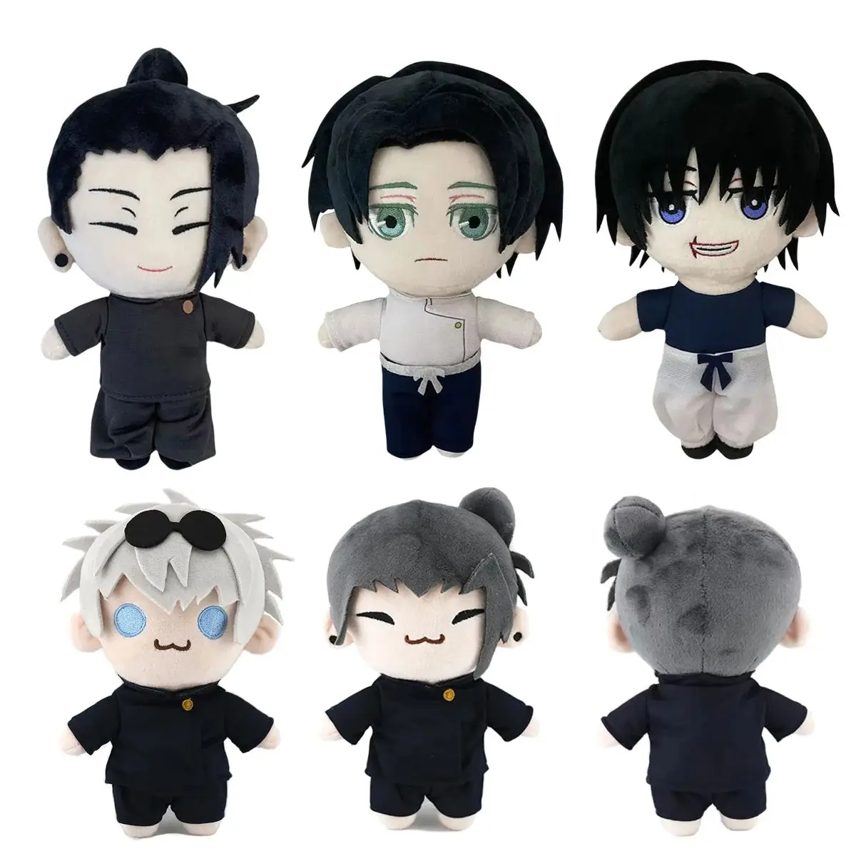 

Jujutsu Kaisen Plush Satoru Gojo Fushiguro Megumi Itadori Yuji Inumaki Toge Anime Figre Stuffed Kawaii Doll Детская подарочная игрушка