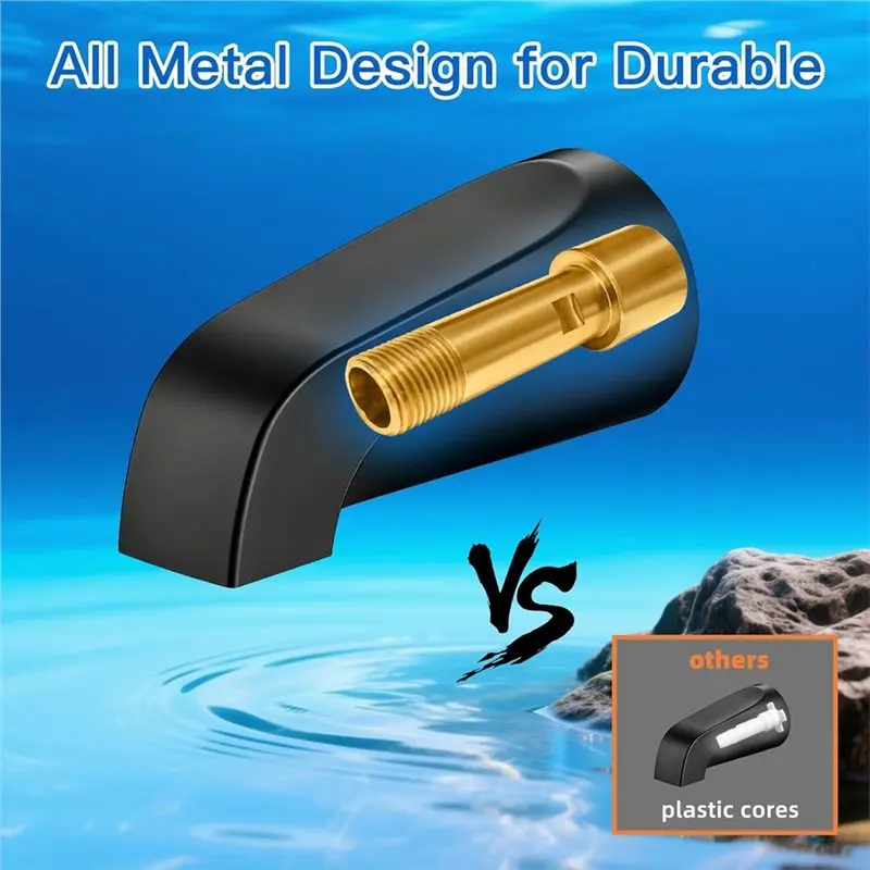 A84E-Bathtub Spout Without Diverter Tub Spout Without Diverter For 1/2