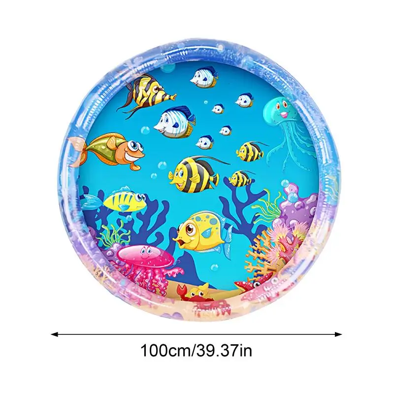 Water Playmat Grote Buik Speelgoed Opblaasbare Visuele Stimulatie Draagbare Water Playmat Voor Bevordert Motorische En Sensorische Ontwikkeling