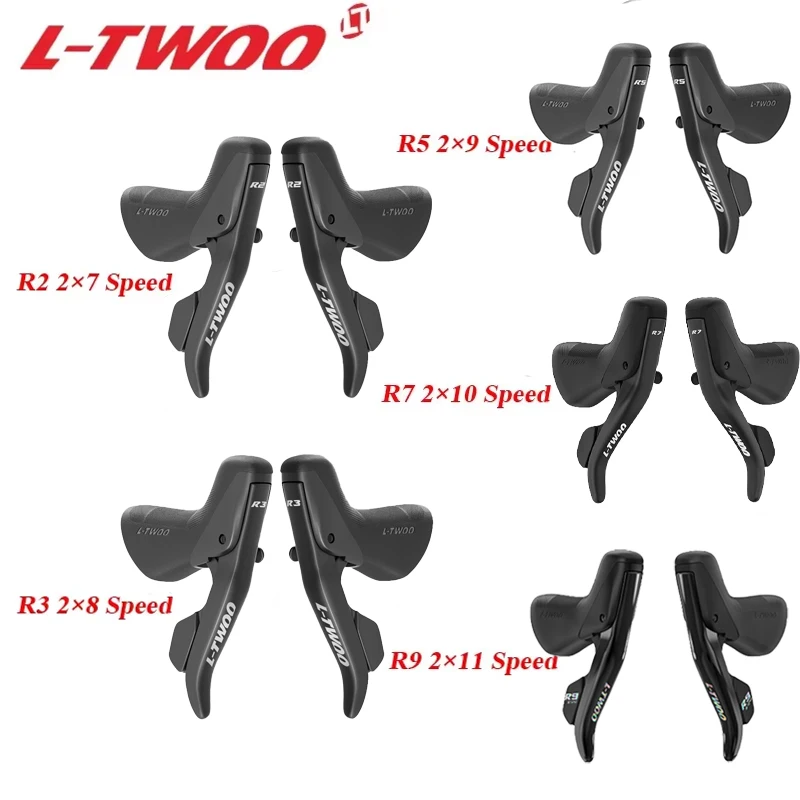 

Рычаги тормоза LTWOO для дорожного велосипеда, совместимые с Shimano, R2/R3/R5/R7/R9 14/16/18/20/22