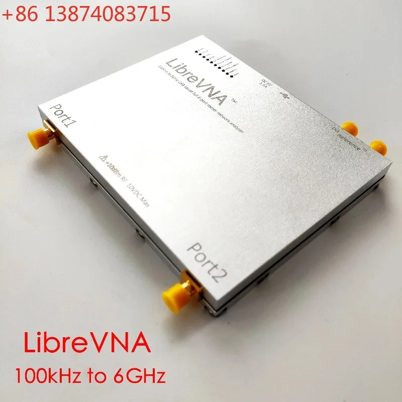 LibreVNA 100kHz-6GHz Vector Network Analyzer Profesional NanoVNA Antenna Analyzer USB Based Full 2-Port with External Reference