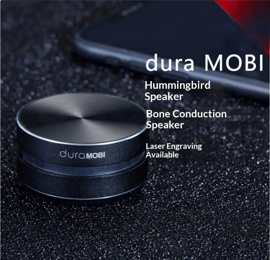 MOBI Bone Conduction Speaker Bluetooth-Compatible TWS Wireless Stereo Sound Hummingbird Speaker Magnetic Portable