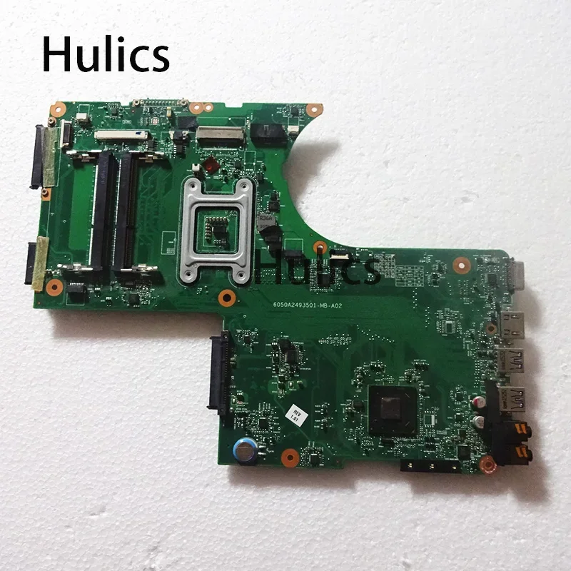 Hulics Used V000288290 6050A2493501-MB-A02 Laptop Motherboard Mainboard For Toshiba Qosmio X870 X875 Main Board