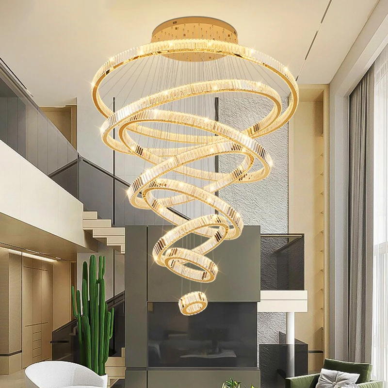 decoración del hogarLámparas colgantes, candelabro de cristal de lujo para sala de estar, lámpara colgante para dormitorio, luz de techo, iluminación interior