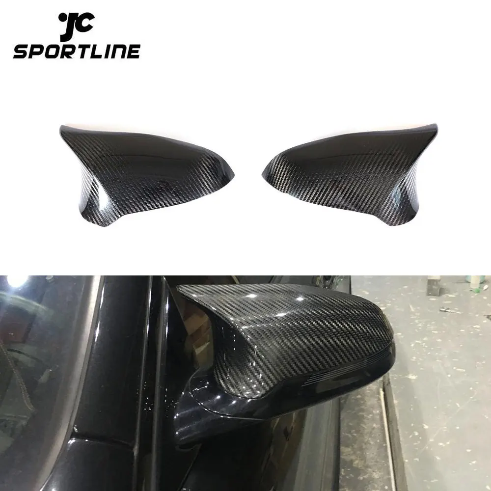 

Vacuum Carbon Fiber M3 Mirror Covers For BMW F82 M4 F80 M3 14-17 LHD