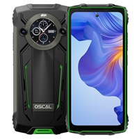Blackview Oscal PILOT 2 Rugged Phone 24GB+256GB Dual LED Flashlights 8800mAh 6.5'' Android 14 Helio G99 4G NFC Smartphone
