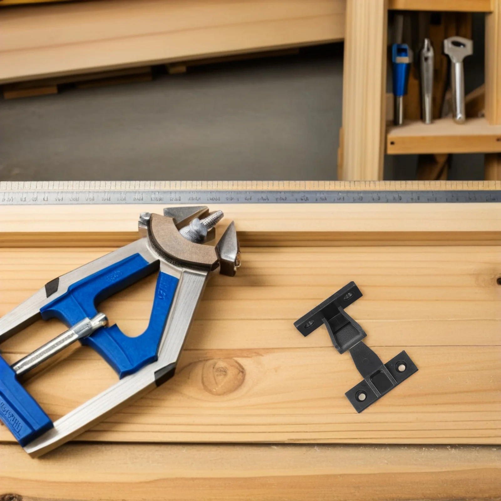 20 قطعة موصل زاوية الخزانة السوداء قوس مشترك سريع التركيب لتركيب خزانة الملابس مشبك الضغط على الأجهزة والأثاث المخفي