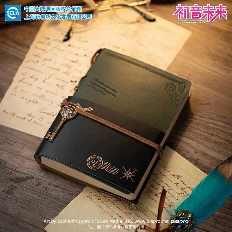 

Hatsune Miku Notebook Kawaii Anime Pu Student Notepad Cartoon Artistic Conception School Office Supplies Stationery Diary Gift