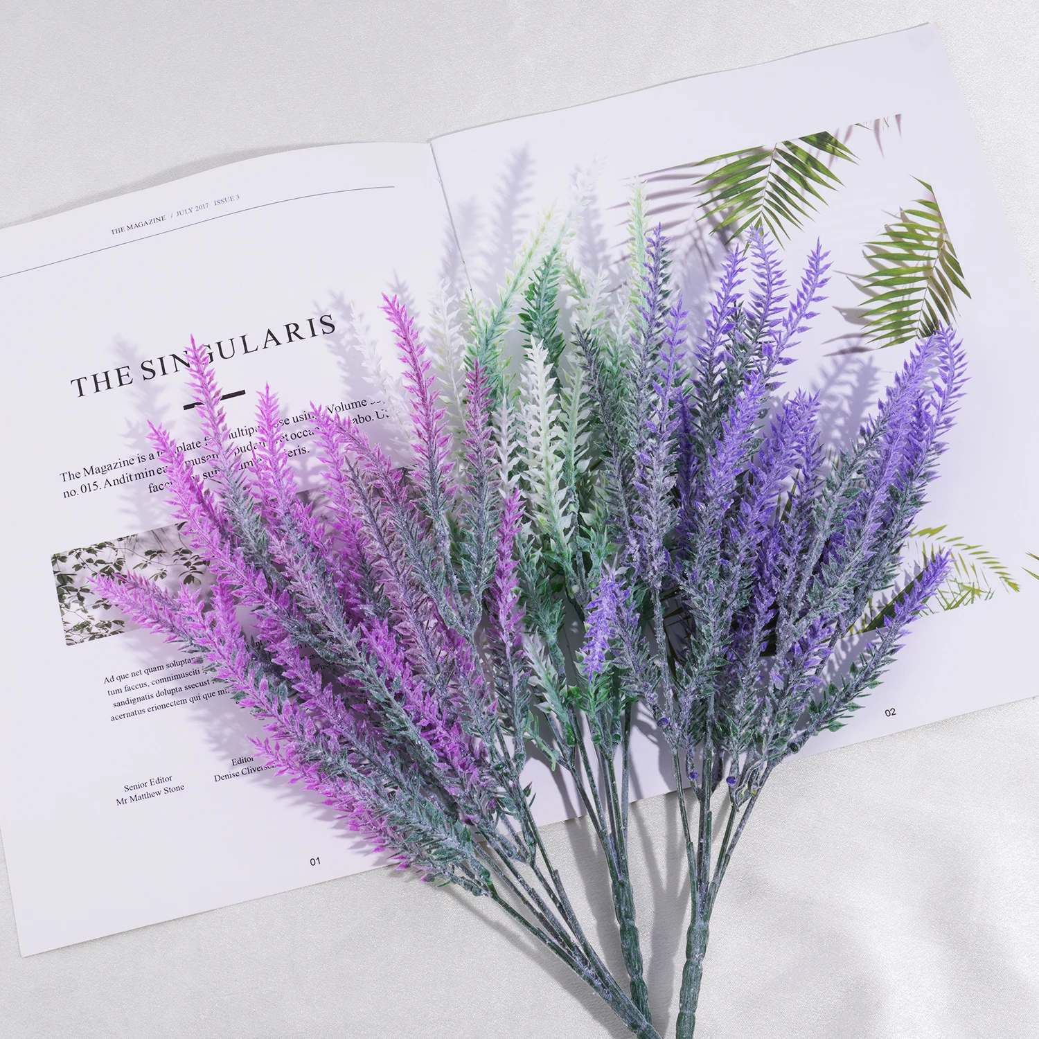 38cm künstliche Pflanze Lavendel Haupt dekoration Blumen fotografie Requisiten Hochzeit Zentros Raum schöne dekorative