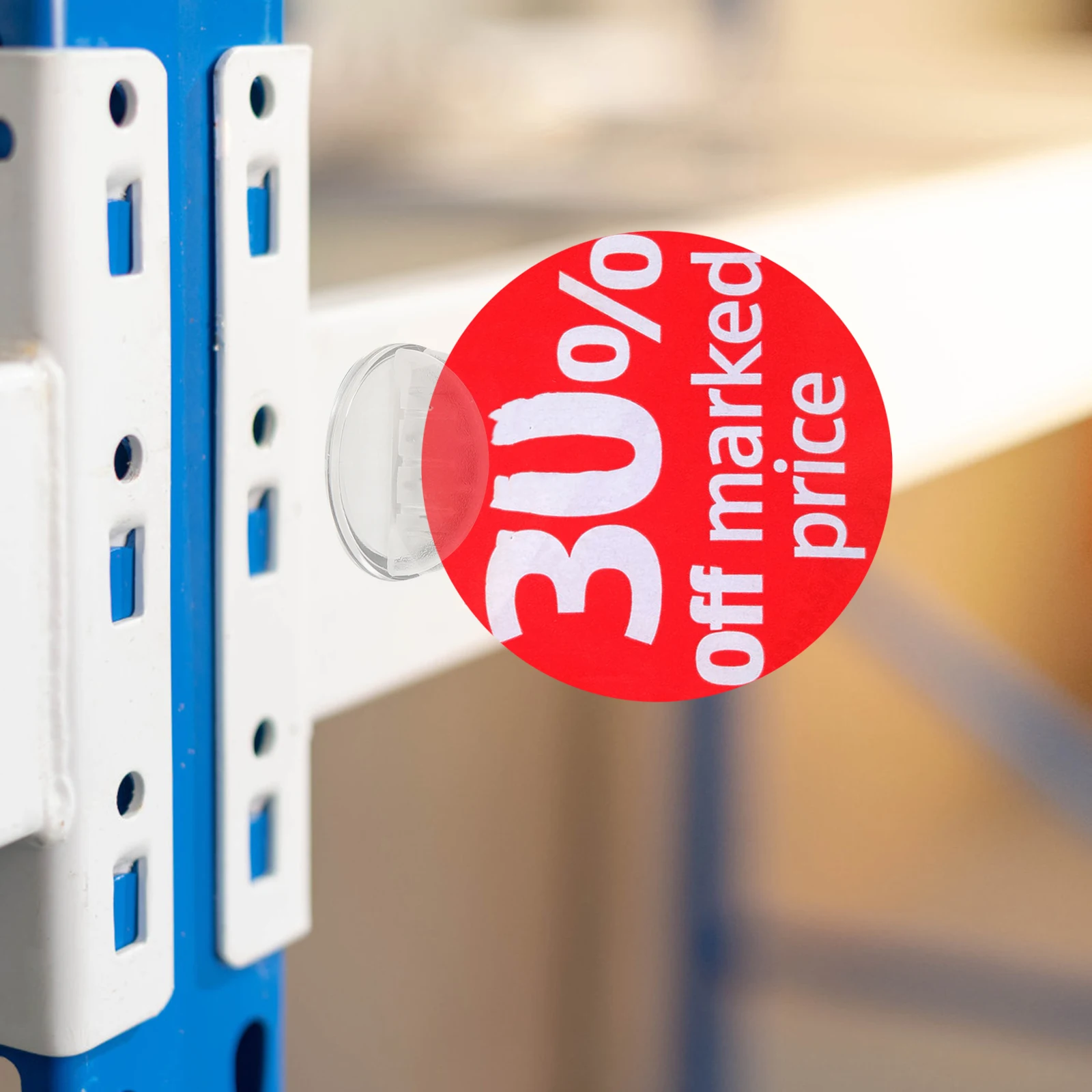 100pcs Price Holder Clips Sturdy Material Reusable Sign St for Display Advertising Tag Clips Plastic Card Holder Lightweight