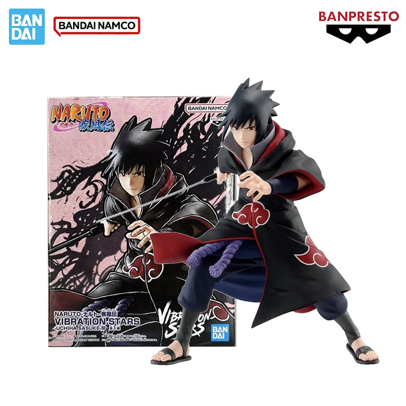 

Bandai Genuine Naruto Banpresto Shippūden Anime VIBRATION STARS Uchiha Sasuke Ⅳ PVC Desktop Figures Toys Gifts in Stock