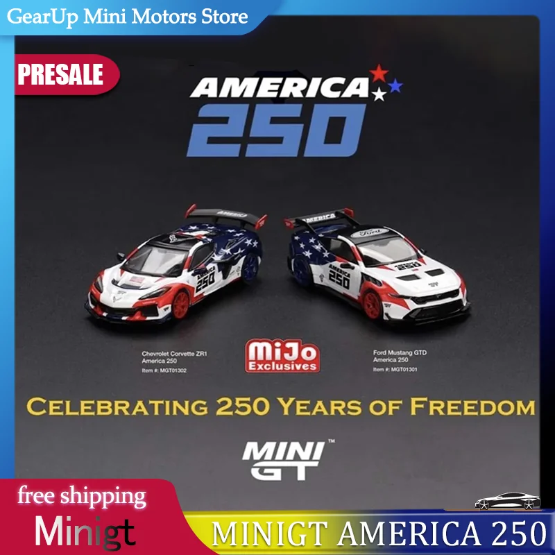 

Новинка! Предзаказ: Коллекционные модели Minigt 1:64 к 250-летию США – Ford Mustang GTD и Chevrolet Corvette ZR1 из литого сплава. Игрушечные машинки.