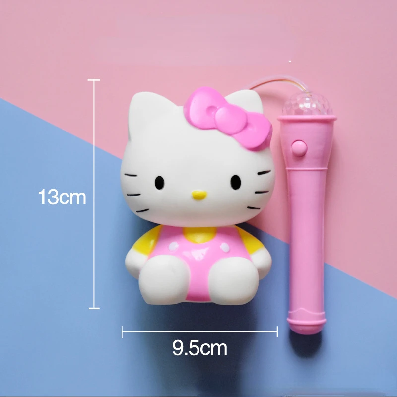 Sanrio Kuromi Hello Kitty Melody Glow Portable Lanterns Kids Music Lanterns Toys Festival Merry Christmas New Year Gifts