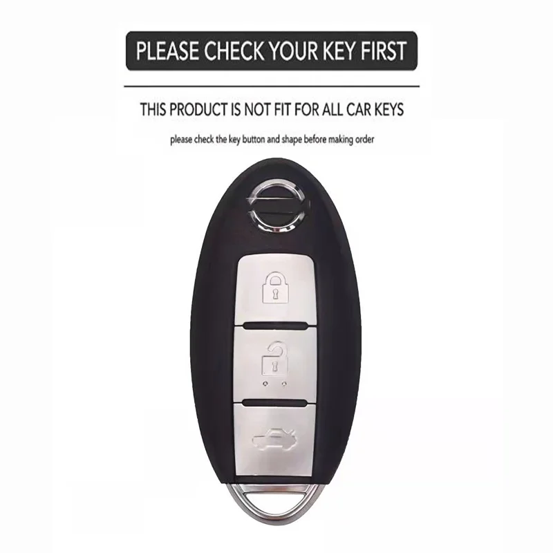Silicone Car Key Case for Nissan Qashqai X-Trail T32 T31 Juke J10 J11 Kicks Tiida Pathfinder Note for Infiniti Cover Shell FOB