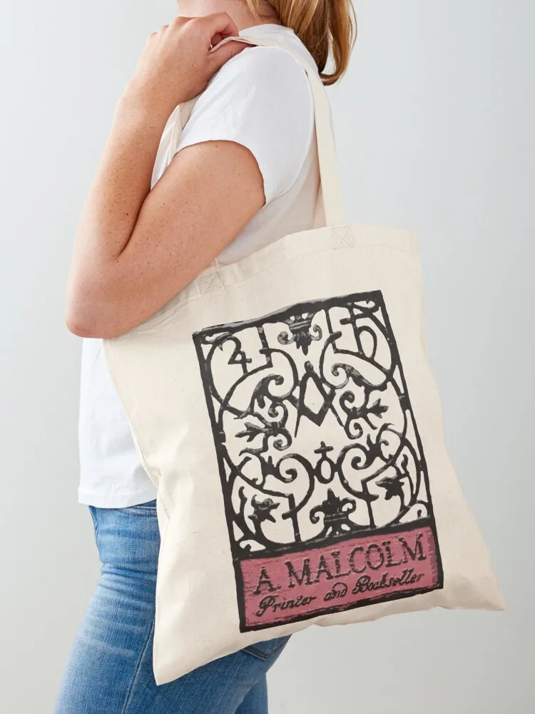 A. Malcolm Outlander Colored Tote Bag reusable grocery bags Shopper bag Cloth bags shopper bags for women Canvas Tote Bag