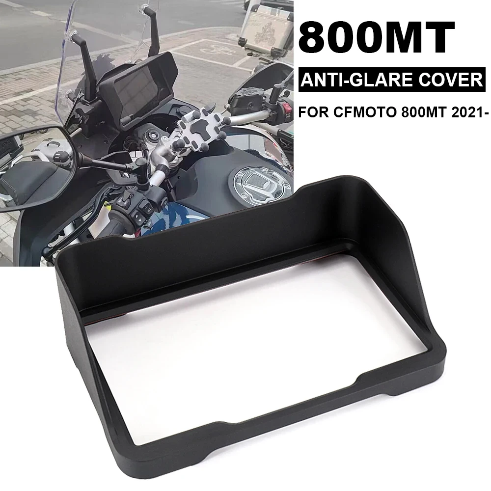 

New Black Glare Protection Motorcycle Accessories Screen Visor Meter Cover Guard For CFMOTO 800MT 800 MT 800mt 2021 2022