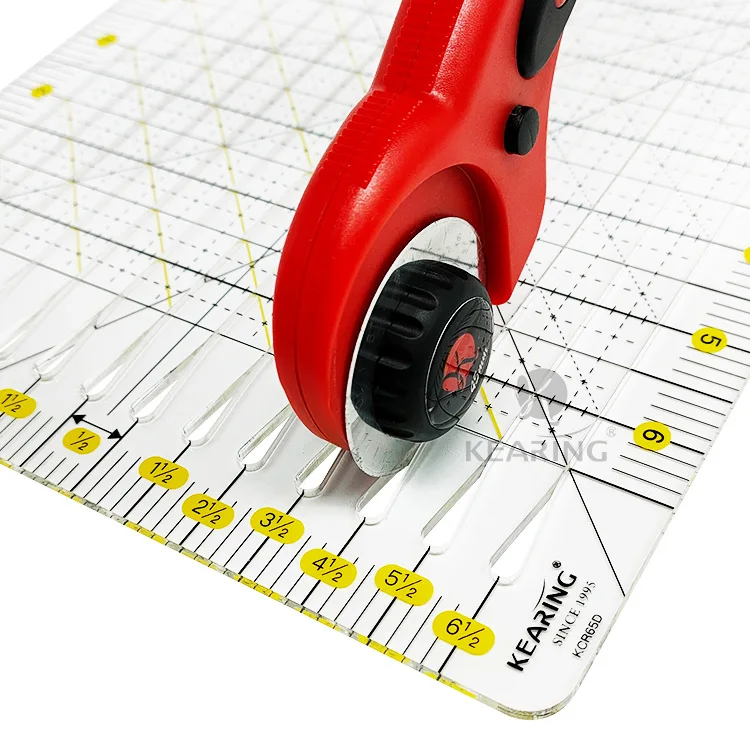 Patchwork Ruler for Wheel Cutter Acrylic Sewing Ruler