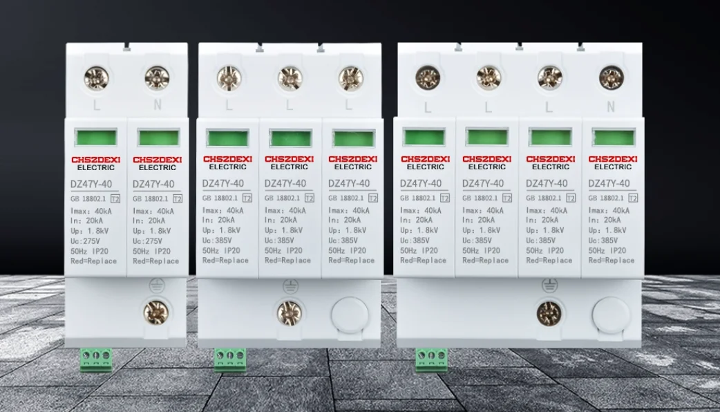 Surge Protector 485 Communication Interface Lightning Arrester 4P3P Charging Pile New Energy Telecommunication Function