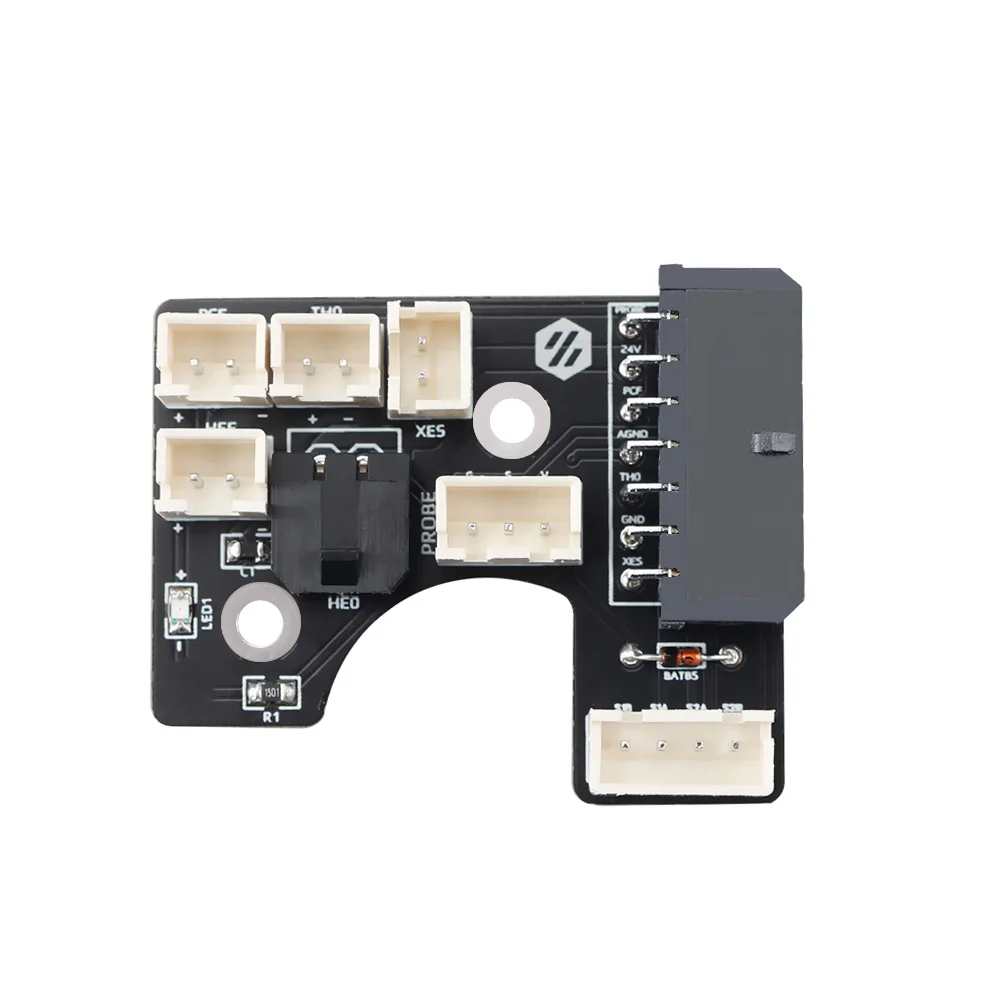 HARTK AFTERBURNER TOOLHEAD PCB V4.0 - COMPLETE built-in BAT85 diode hot end indicator LED and chamber temperature thermistor