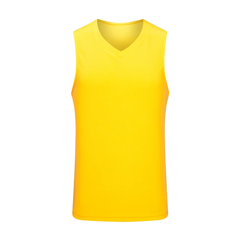 V-neck Sleeveless Basketball Shirts Sports Gym Running Large Size Vest Quick Dry Group Purchase Tank Top Customize Logo Pattern