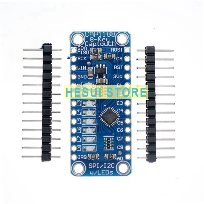 CAP1188 Module 8-channel capacitive touch sensor splitter Module board 1602 CAP BREAKOUT BRD Touch module