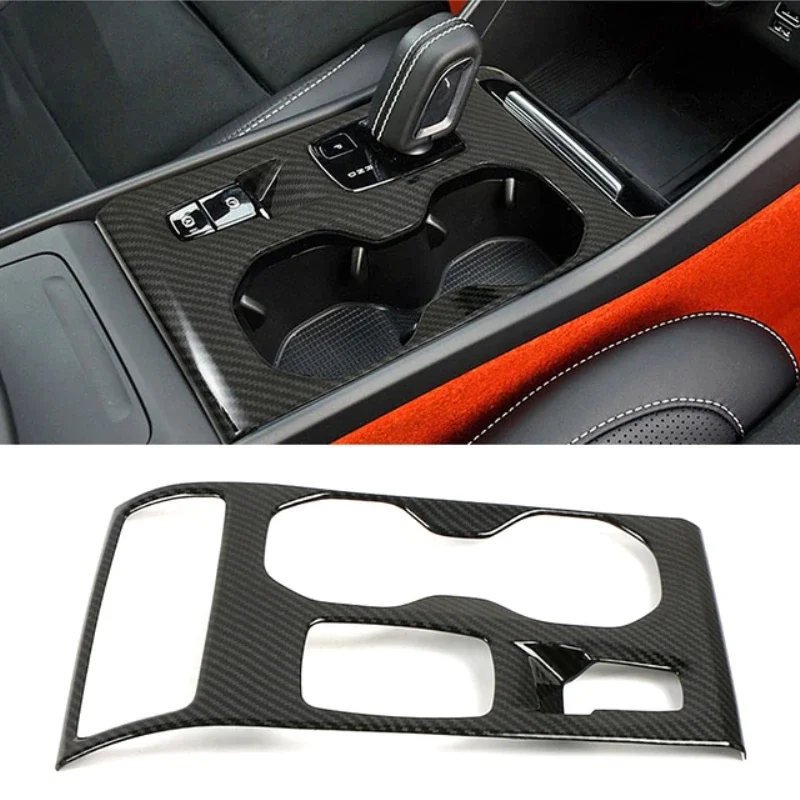 Voor Volvo XC40 2019 2020 2021 2022 Koolstofvezel Auto Accessoires Venster Swtich Cover Versnellingspook Panel Cover Luchtuitlaat Cover Lhd