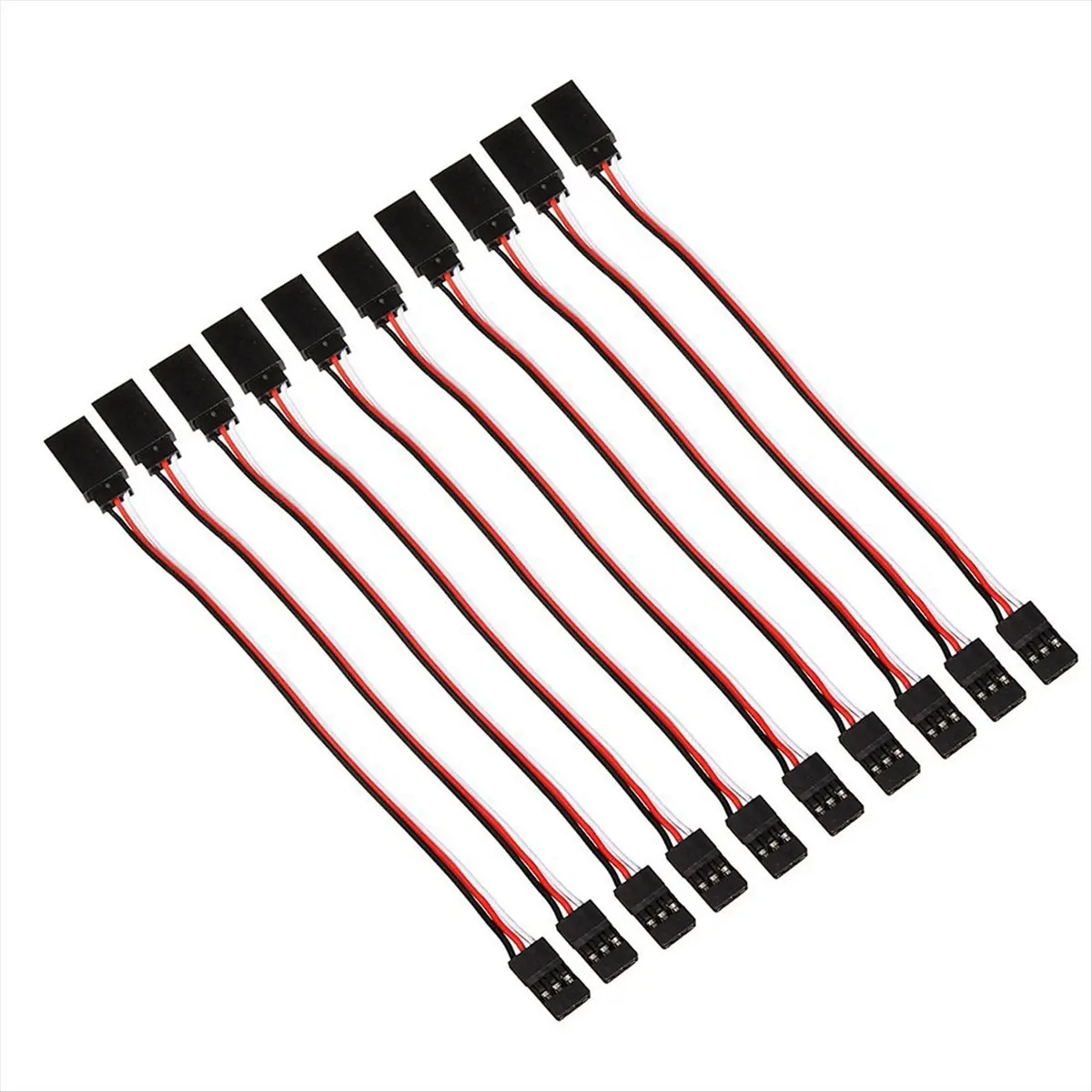(A30I) Servo Extension Cable for RC Futaba JR, Male and Female Connectors