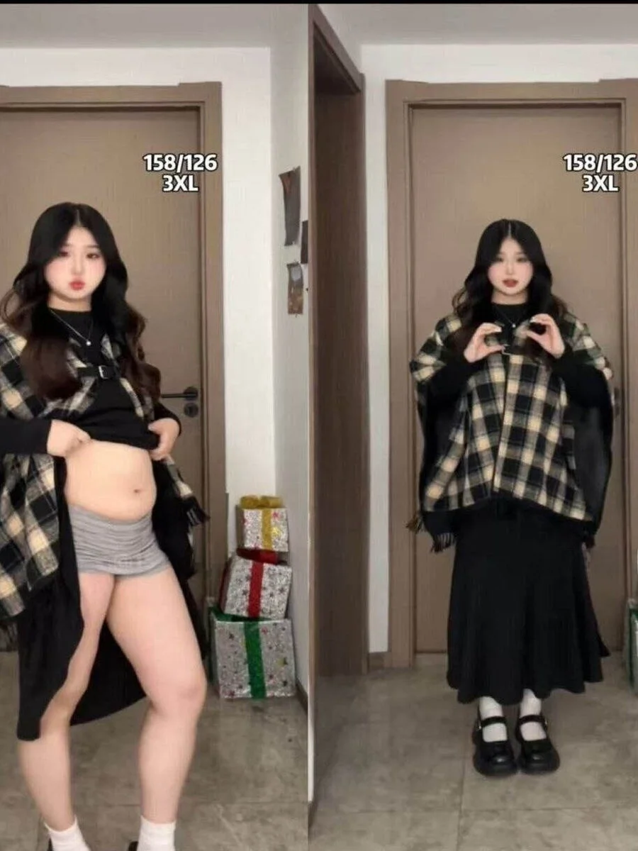 

plus Size Autumn Winter Vintage Tassel Cloak oulder Wrap Slimming Waist Long Sve Fi Tail Dr Two Piece Set Women's F...