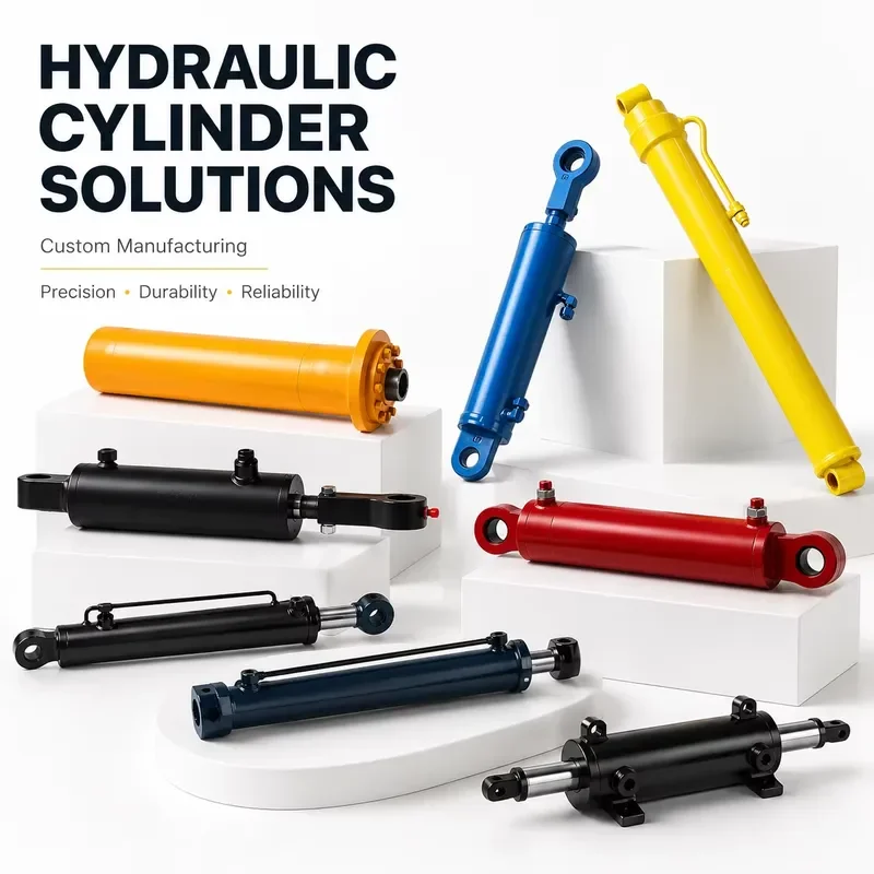 Made to Order Hydraulic Cylinder Manufacturer Custom Double Acting Telescopic Cylinder for Construction Machinery