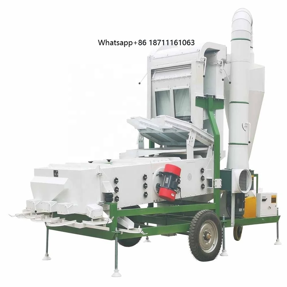Combined Coriander Seed Cleaning Machine with Destoner Sesame Wind Sorter and Screen Sizer