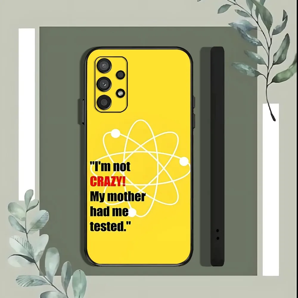 The Big Bang Theory Phone Case For Samsung Galaxy A52 A12 A51 S21 Edge S22ULTRA S23 S24 Plus Ultra Black Cover