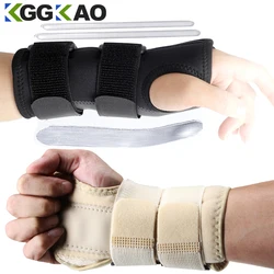 1PC Wrist Brace Carpal Tunnel,Adjustbale Wrist Support and Metal Splint Stabilizer,Night Sleeep Hand Brace for Pain Relief,Sport