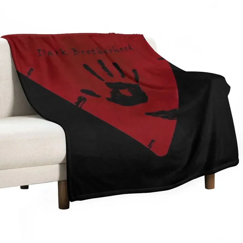 

Dark Brotherhood Robe based design Throw Blanket Shaggy Heavy valentine gift ideas Blankets