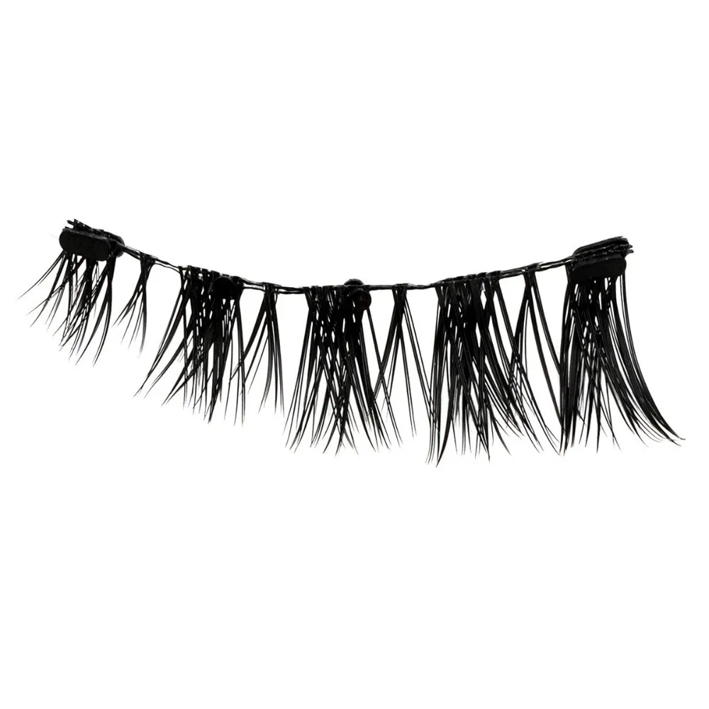 with Magnets Magnetic False Eyelashes Light Weight Reuable Fake Eyelashes with Applicator Easy to Wear 5-12MM