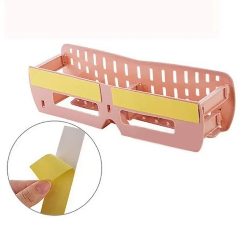 Folding Wall Hanging Storage Rack Paste Household Shoes Slippers Shelf Storage Organizer Perfect