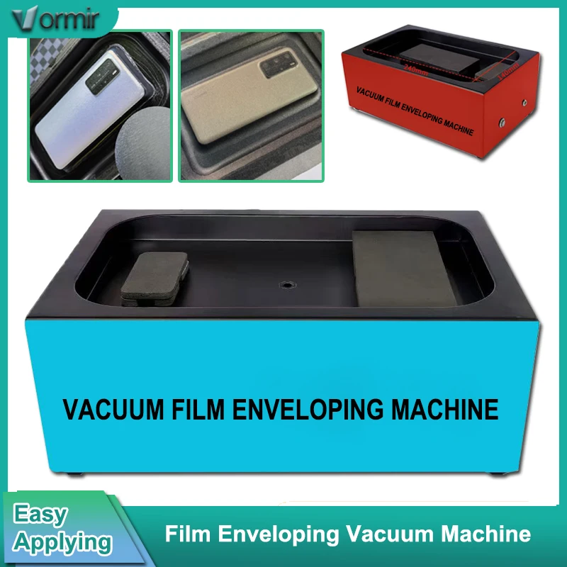 

VORMIR New Automatic Vacuum Full Coating Machine Mobile Phone Back Film Color Changing Full Cover Laminating Wrapping Machine