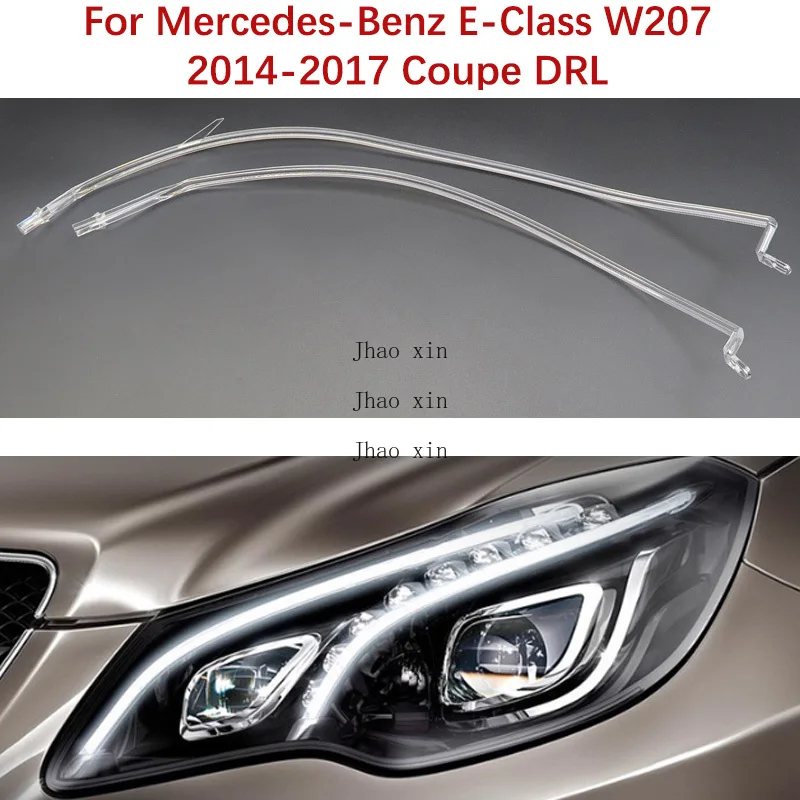 

Направляющая трубки автомобильных фар DRL для Mercedes-Benz E-Class W207, модуль балласта указателя поворота, белый свет, ангельский глаз 2014-2017 купе
