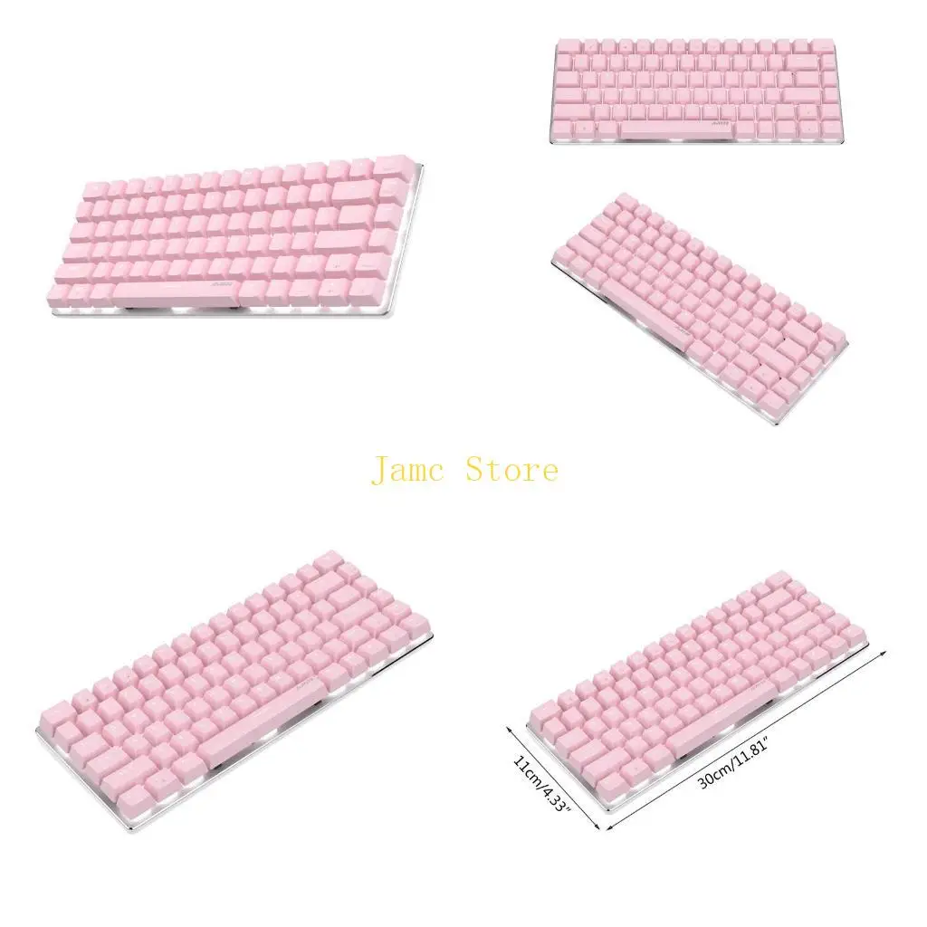 

LX0B Проводная механическая игровая клавиатура, эргономичная стандартная клавиатура для настольного ноутбука