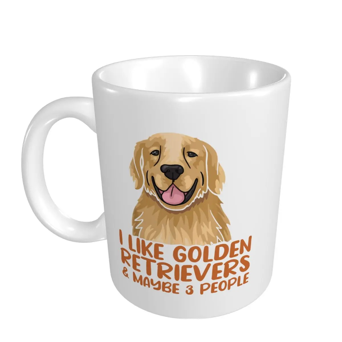 Mark Cup Mug I Like Retrieving Golden Retriever Dog Coffee Mugs Tea Milk Water Cup Travel Mugs For Office Home