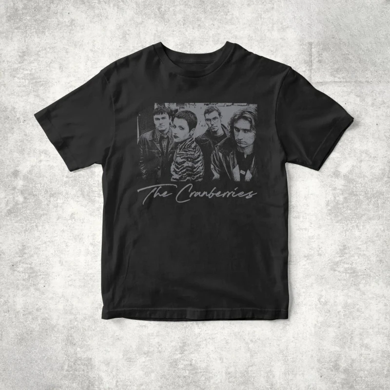 The Cranberries Greyscale Retro Unisex Men's T-shirt